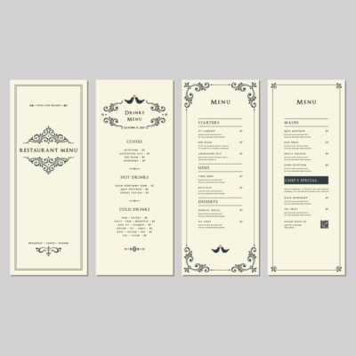 Restaurant Menu Printing & Design