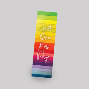 Colorful custom printed bookmark with artistic design for books, reading, and promotional use.