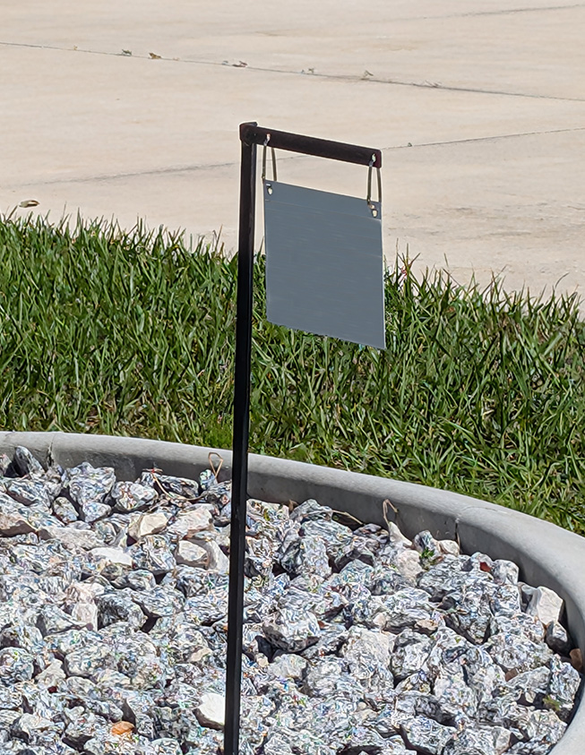 Low arm sign post for outdoor displays, ideal for real estate, community, or directional signage. Low arm sign post for outdoor displays, ideal for real estate, community, or directional signage.